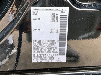 2024 Nissan Altima 2.5 S