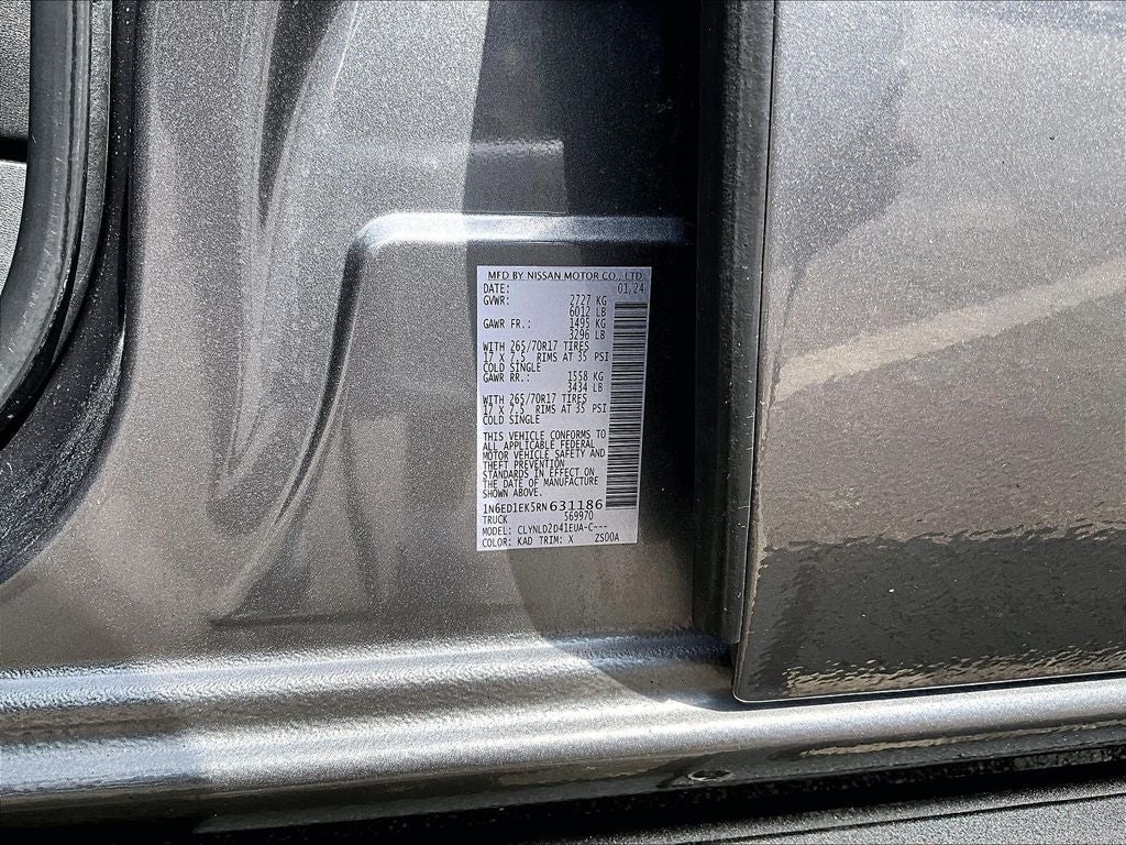 2024 Nissan Frontier PRO-4X
