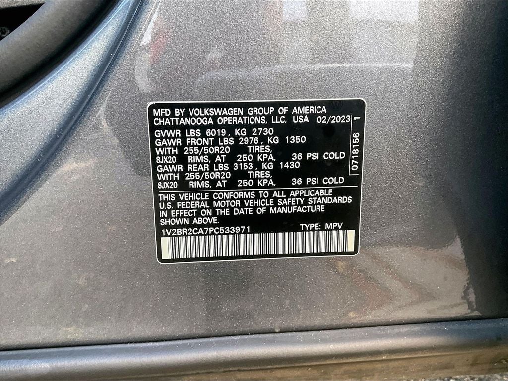 2023 Volkswagen Atlas 3.6L V6 SEL