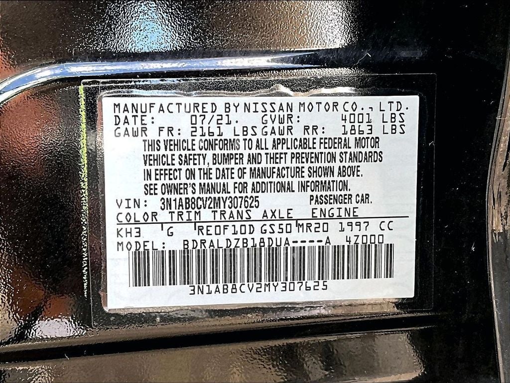 2021 Nissan Sentra SV