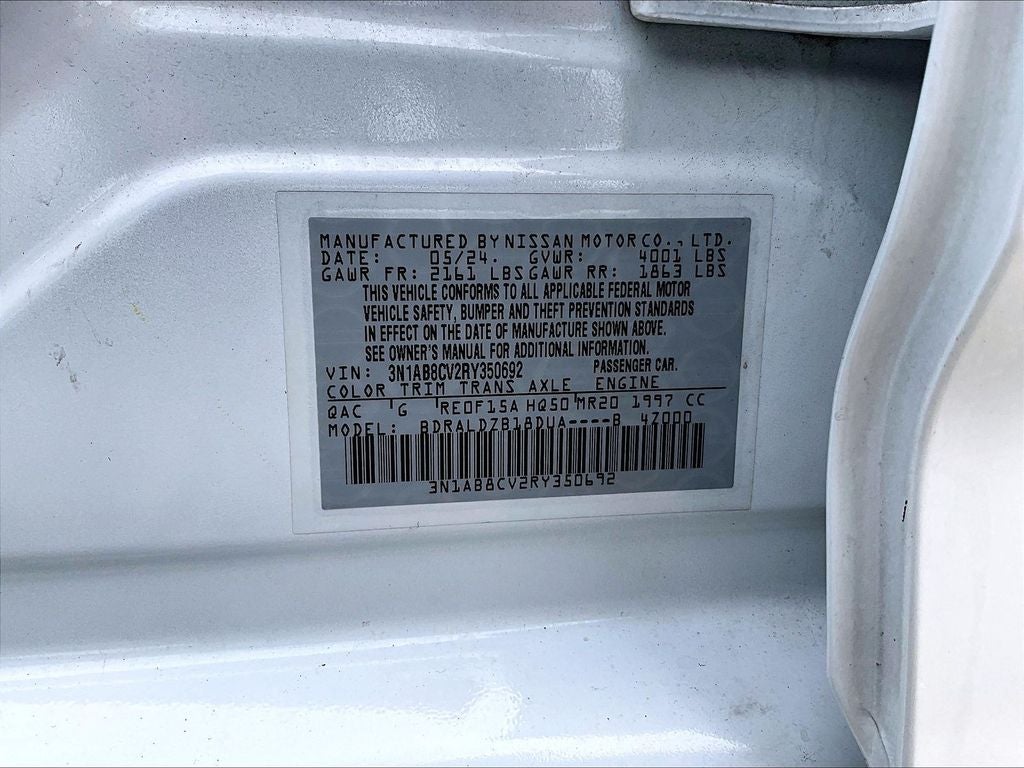 2024 Nissan Sentra SV