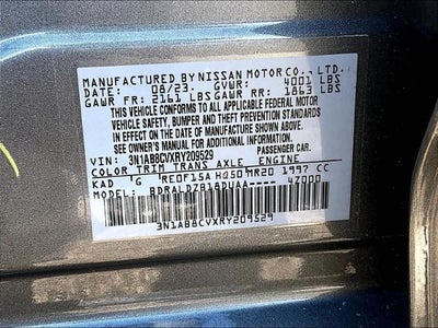 2024 Nissan Sentra SV CVT