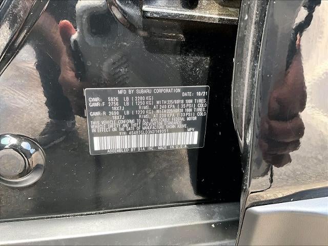 2022 Subaru Outback Onyx Edition XT CVT