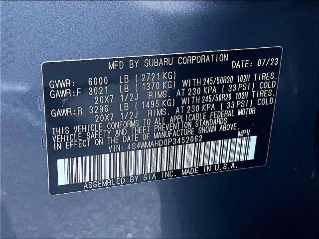 2023 Subaru Ascent Onyx Edition 7-Passenger