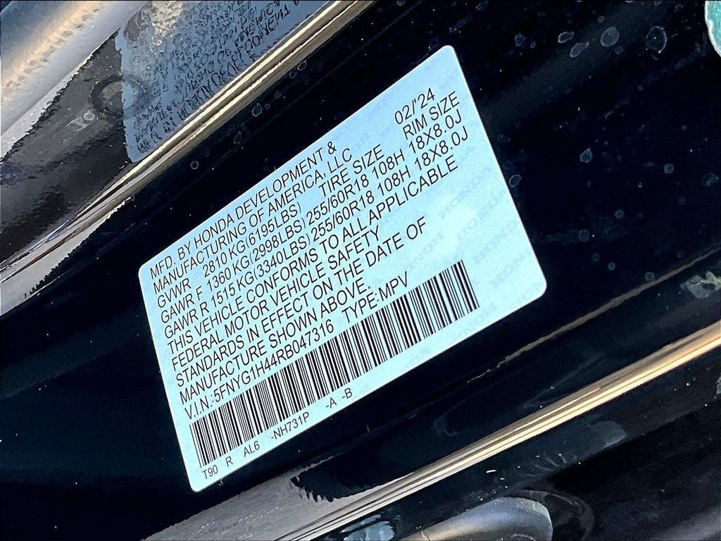 2024 Honda Pilot EX-L 8 Passenger
