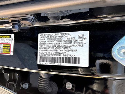 2023 Honda Ridgeline RTL-E