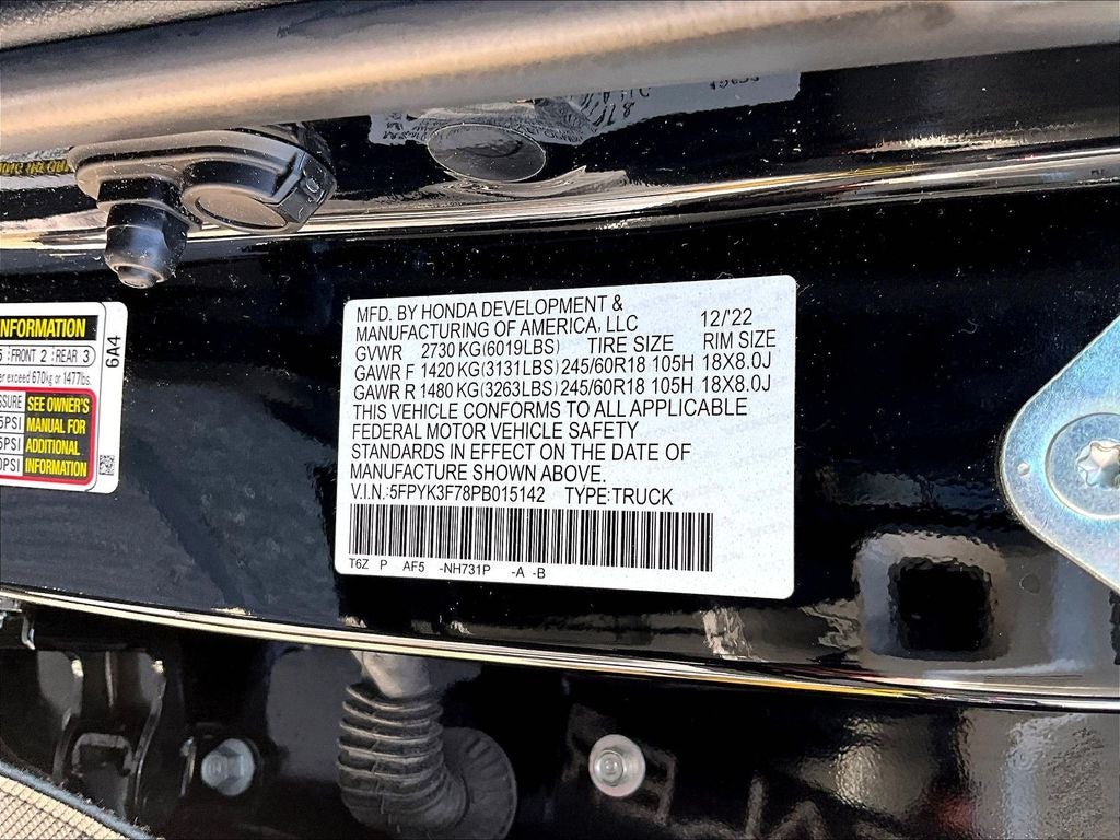 2023 Honda Ridgeline RTL-E