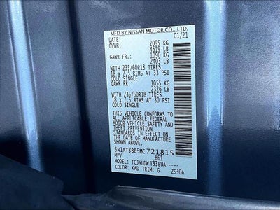 2021 Nissan Rogue AWD SV