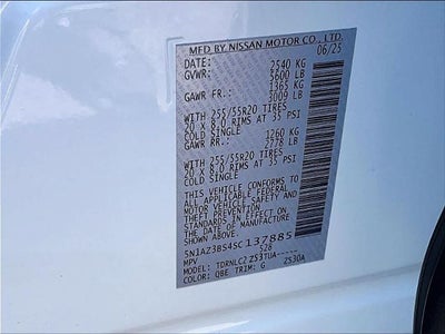 2025 Nissan Murano AWD SV