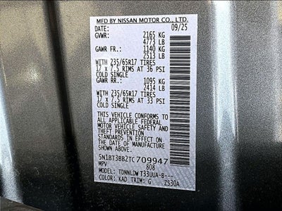 2026 Nissan Rogue SV
