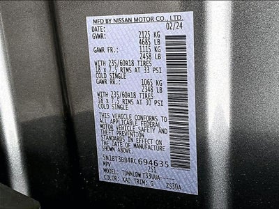 2024 Nissan Rogue AWD SV