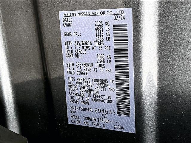 2024 Nissan Rogue AWD SV