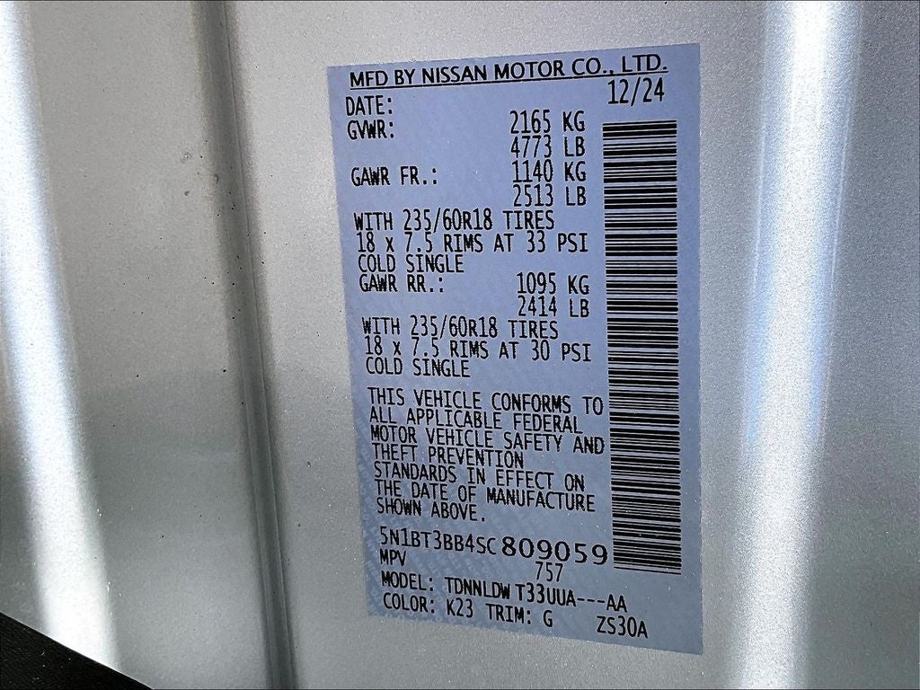 2025 Nissan Rogue SV