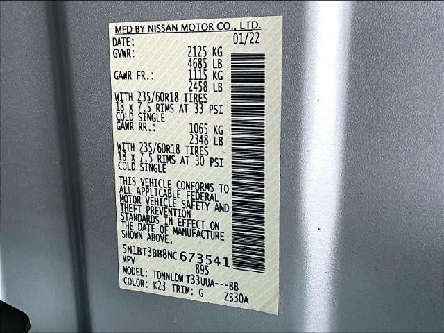 2022 Nissan Rogue AWD SV