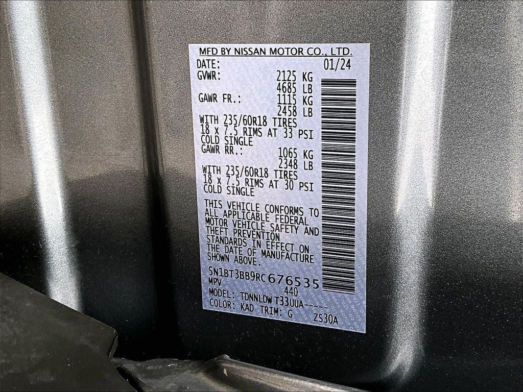 2024 Nissan Rogue SV
