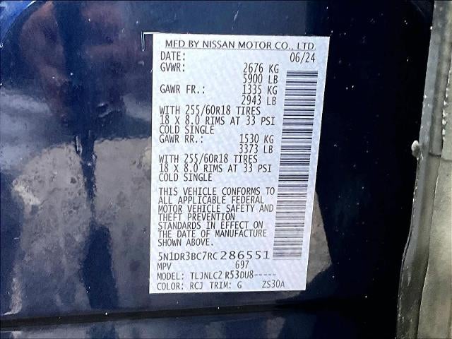 2024 Nissan Pathfinder SV 4WD