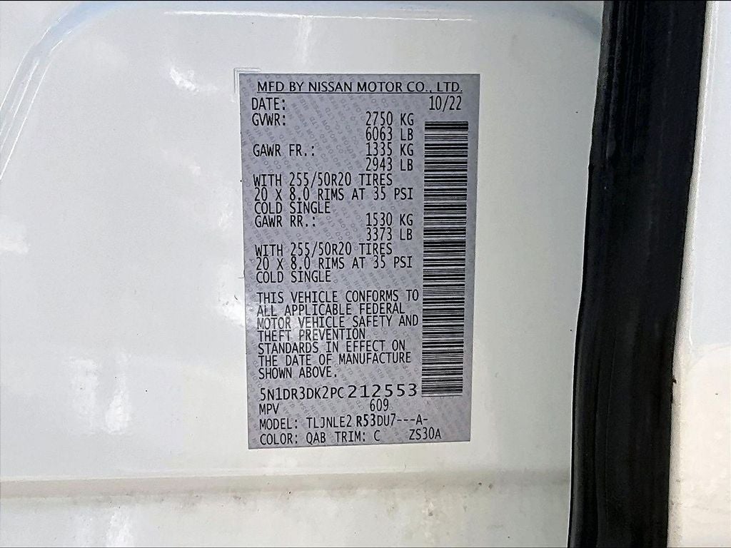 2023 Nissan Pathfinder Platinum