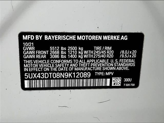 2022 BMW X4 M40i Sports Activity Coupe