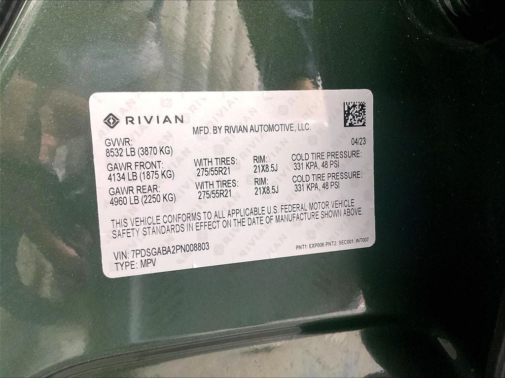 2023 Rivian R1S Adventure
