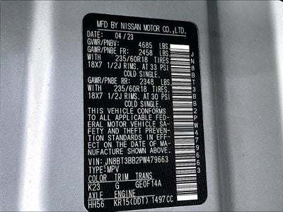 2023 Nissan Rogue AWD SV