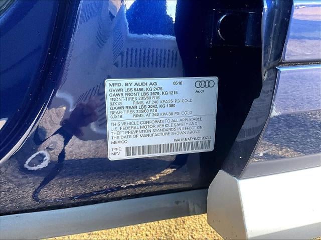 2018 Audi Q5 2.0 TFSI Tech Premium Plus