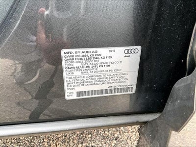 2018 Audi Q3 2.0 TFSI Premium quattro AWD