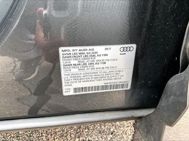 2018 Audi Q3 2.0 TFSI Premium quattro AWD