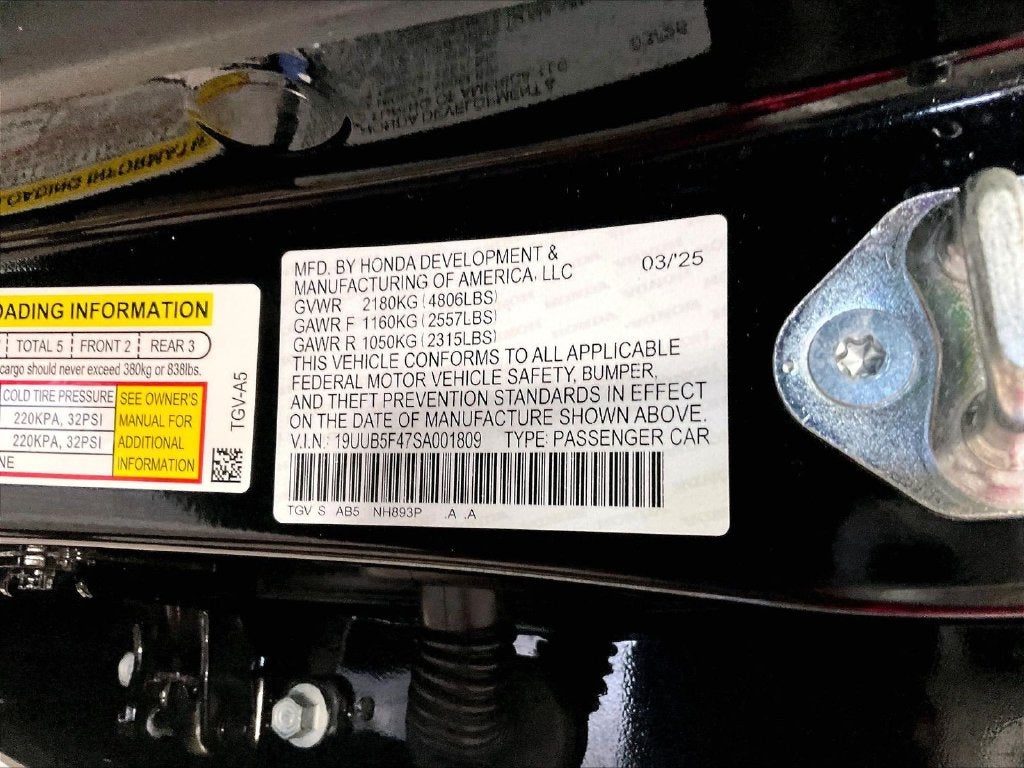 2025 Acura TLX Technology Package
