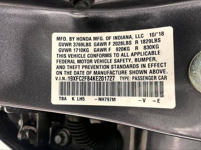 2019 Honda Civic Sedan Sport CVT