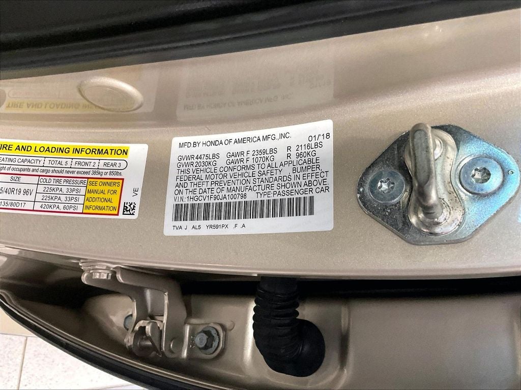 2018 Honda Accord Touring