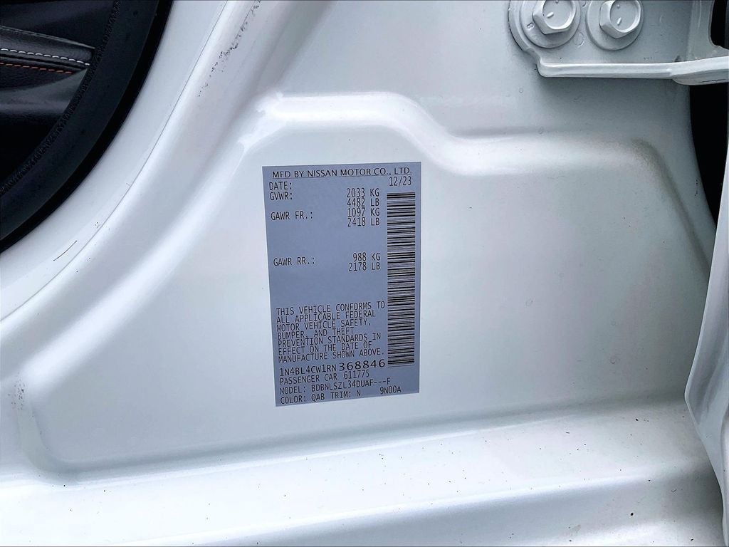2024 Nissan Altima 2.5 SR