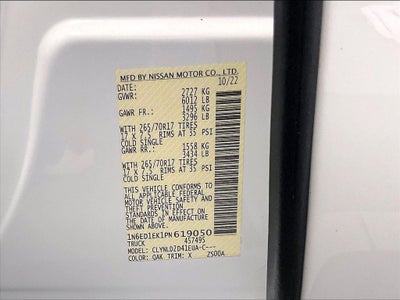 2023 Nissan Frontier PRO-4X