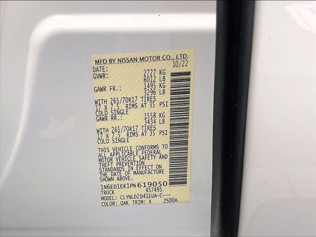 2023 Nissan Frontier PRO-4X