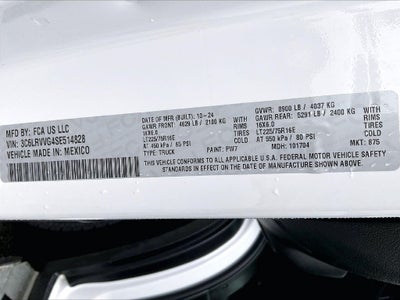 2025 RAM ProMaster 2500 Base