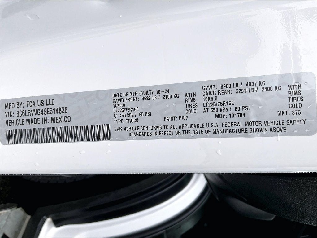 2025 RAM ProMaster 2500 Base