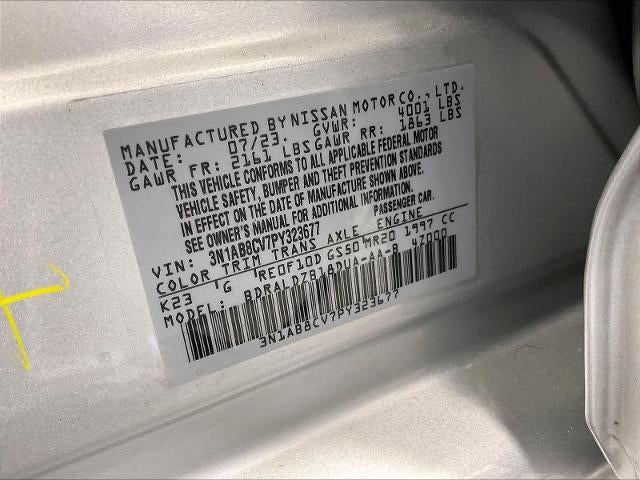 2023 Nissan Sentra SV CVT