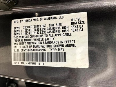 2020 Honda Pilot EX-L AWD