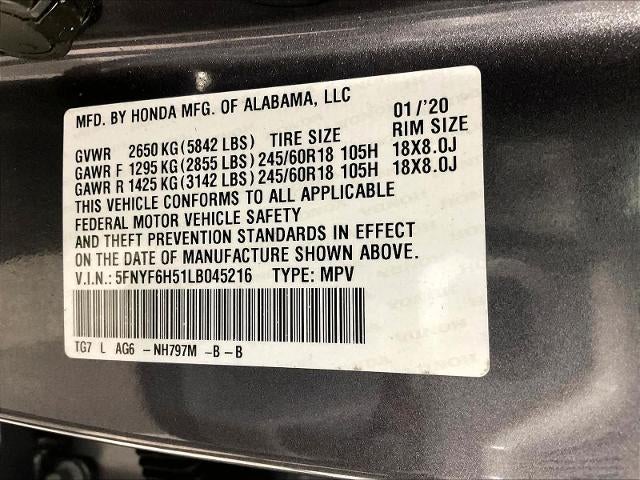 2020 Honda Pilot EX-L AWD