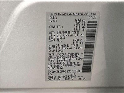 2024 Nissan Pathfinder SV 4WD