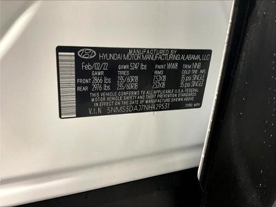 2022 Hyundai SANTA FE SEL AWD