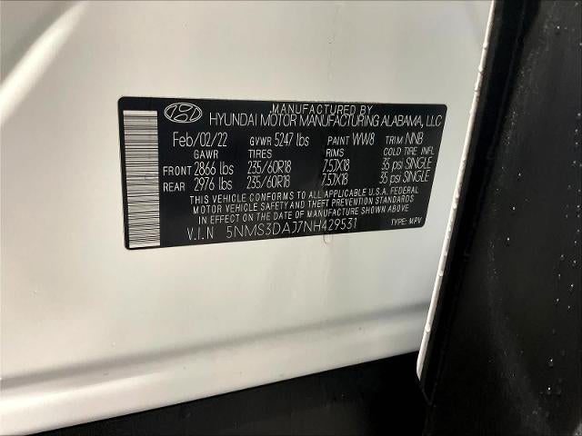 2022 Hyundai SANTA FE SEL AWD