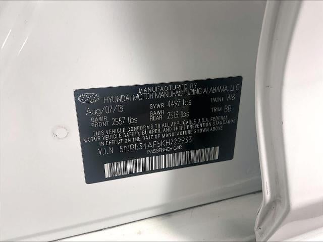 2019 Hyundai SONATA Limited 2.4L