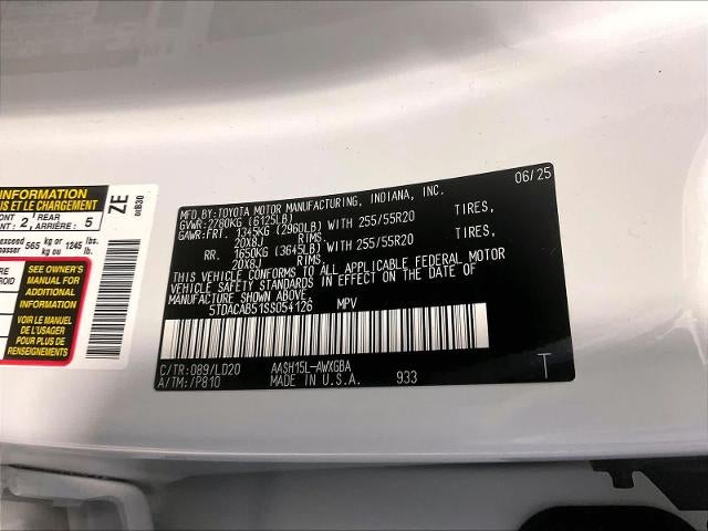 2025 Toyota Grand Highlander Hybrid Nightshade Edition AWD (Natl)