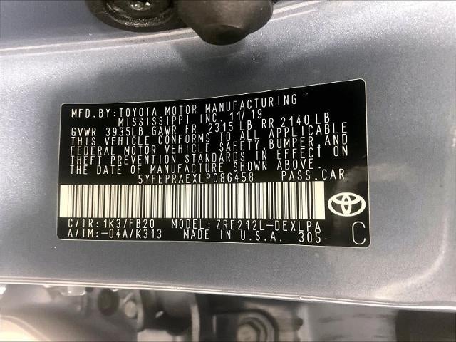 2020 Toyota Corolla LE CVT (Natl)