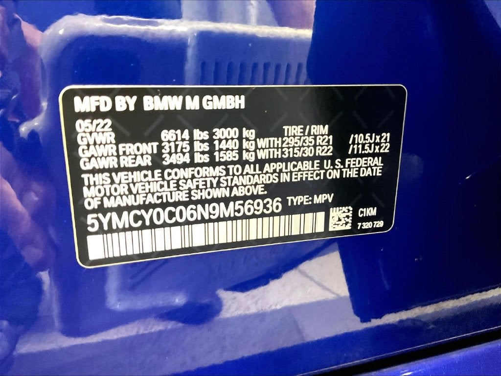 2022 BMW X6 M Base