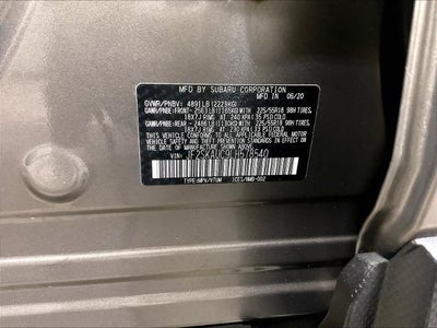 2020 Subaru Forester Limited CVT