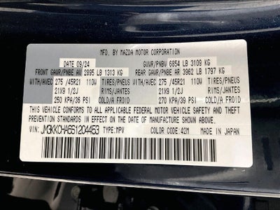 2025 Mazda Mazda CX-90 PHEV Premium