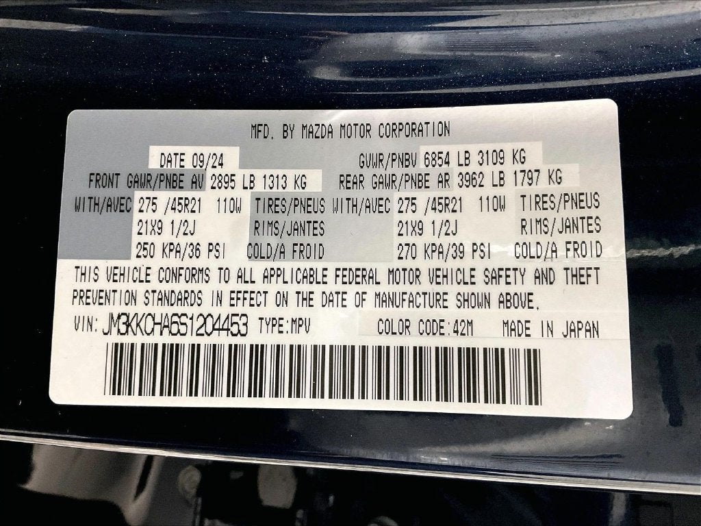 2025 Mazda Mazda CX-90 PHEV Premium