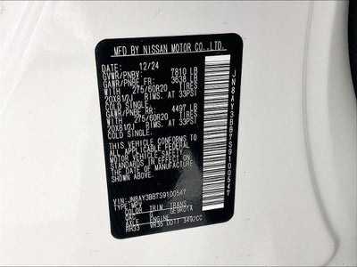 2025 Nissan Armada 4x4 SL