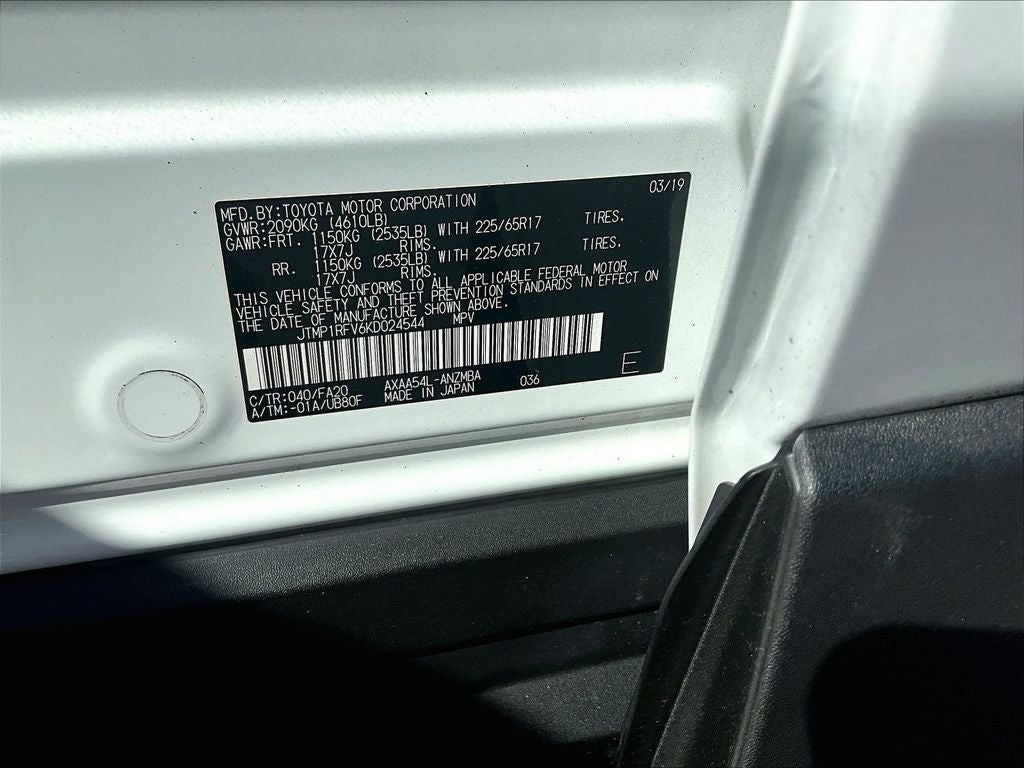 2019 Toyota RAV4 XLE